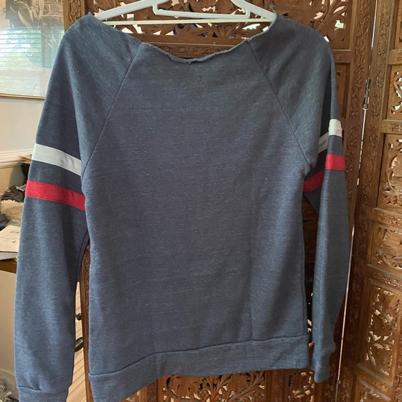 Yoga Swag Wide Necked Cut Freed(om) Sweatshirt - Picture 3 of 3